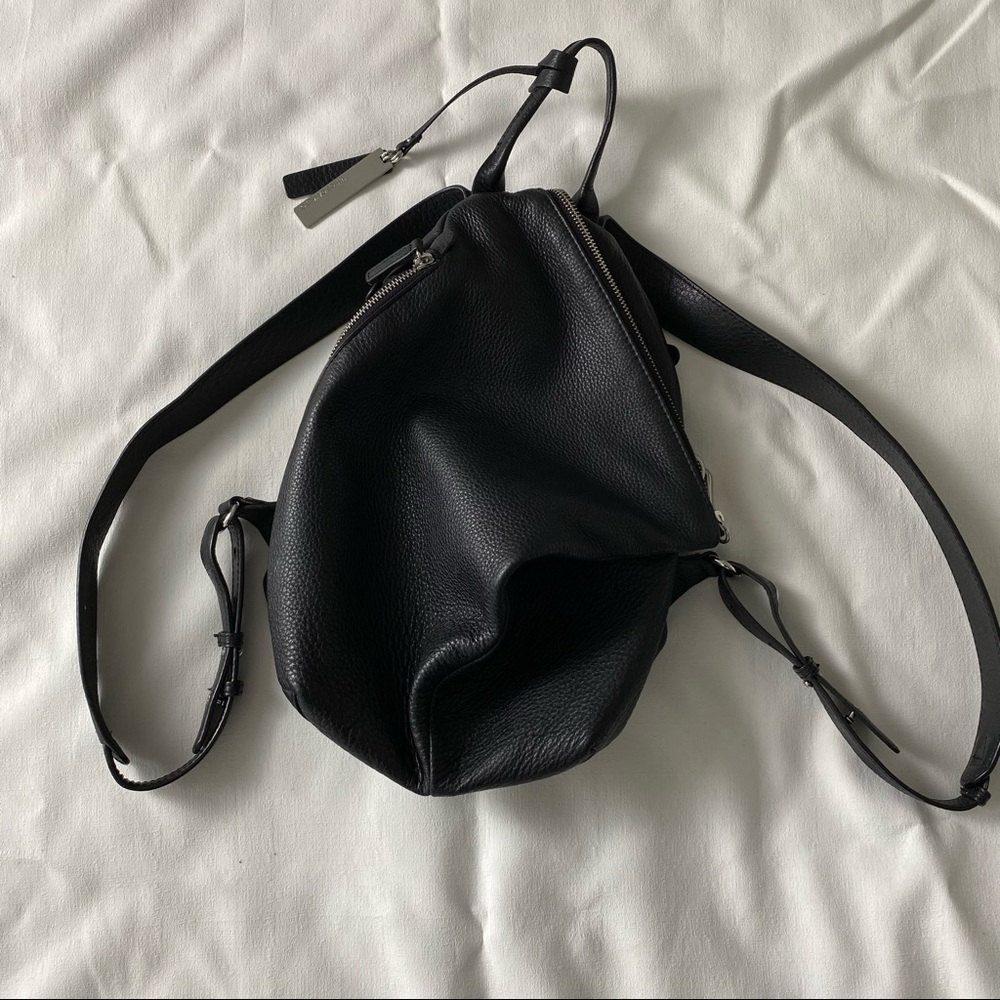 Vince Camuto black slouch backpack